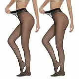 AKKQHH Strumpfhosen Damen Transparent 20 DEN Feinstrumpfhose High Waist Reißfest Seidenstrumpfhose Komfortbund Seidig Stützstrumpfhose Druckfreier 2er Pack