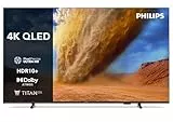 Philips 55PUS7800 4K LED Smart TV - 55 Zoll Display mit Pixel Precise Ultra HD, Titan OS Plattform und Dolby Atmos Sound - Funktioniert mit Alexa und Google Sprachassistent