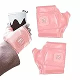 Huayeex Arbeit Touchscreen Handschuhe für Winter, Halbfinger-Design Wiederaufladbare Beheizte Handschuhe, Touchscreen Handschuhe Einstellbare Temperaturkontrolle Fingerlose Handschuhe für Gaming