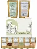 direct&friendly | Salz Geschenkset | 8 Gourmetsalze | 1000g | unterschiedlicher Farbe, Körnung, Würze und Konsistenz