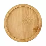 UPKOCH 8stücke Bambusuntersetzer Für Blumentöpfe Pflanzenuntersetzer Runde Bonsai-topftablett Für Sukkulenten Innen Und Außenbereich
