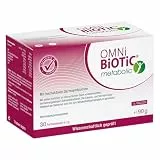OMNi BiOTiC metabolic, 30 Portionen (90 g), 7 Bakterienstämme, 3 Mrd. Keime pro Tagesdosis, Pulver, Vegetarisch, Glutenfrei, Zur täglichen Anwendung