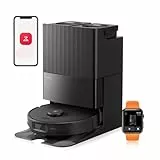 roborock Qrevo Edge S5A Saugroboter mit Wischfunktion,Dual Anti-Tangle-System,18.500Pa,FlexiArm Design Kantenreinigung, Hebarem Wischmopp,75℃ Heißwasser-Moppwäsche (Schwarz)