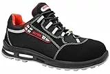 ELTEN Sicherheitsschuhe Senex XXT ESD S3S, Damen und Herren, Textil, Kunststoffkappe (Leichter als Stahlkappe), leicht, sportlich 44, Schwarz|Rot