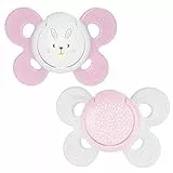 Chicco PhysioForma Comfort Schnuller 0-6 Monate, 2 Stück, Schnuller mit Silikon-Sauger, Unterstützt Physiologische Atmung und Fördert Korrekte Entwicklung des Mundes