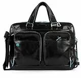 Piquadro Blue Square 15 '' Aktentasche mit Laptop-Fach, Schwarz - CA2849B2