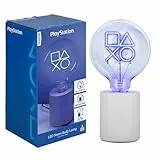 Paladone PlayStation-Icons-LED-Neonlampe, dekorativ, E27-Glas-Glühbirne, offiziell lizenziertes Gamer-Geschenk von Sony, perfekt als Dekoration für Schlafzimmer, Zuhause, Gamingzimmer