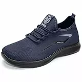 ZVJV Sommerschuhe Herren Leicht Walkingschuhe Herren Freizeitschuhe Mesh Atmungsaktive Sneaker Turnschuhe