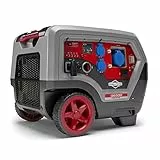 Briggs & Stratton 030852 Tragbarer Benzin-Inverter-Generator der Quiet Power Technology Serie Q6500 mit 6500 Watt/5000 Watt sauberem Strom, ultraleise und leichtgewichtig, W