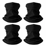 HEGCOIIE 4 Stück Winter Loop Schal für Herren & Damen,Weichem Fleece Schlauchschal Winddicht Halstuch Halswärmer für Outdoor Skifahren motorrad Radfahren.…