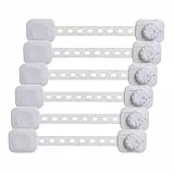 Dreambaby G1435 Twist 'N Lock Mehrzweckverschluss 6er weiß