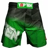 TOP TEN MMA Herren 18151-5180 Shorts, Grün, L