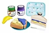 Little Tikes Creative Chefs Peanut Butter & Jelly Kit - Mit Speziellem Make-It! Mix-Spielsand, 10 Zubehörteilen, Realistische Sandwich-Zubereitung, für Jungen und Mädchen ab 3 Jahren, Nicht ESSBAR