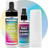 Bama Schuhputzset, Sneaker Reinigungsset, 1x Magic Midsole Cleaner 100ml + 1x Magic Upper Cleaner 150ml + 1x Reinigungstuch gratis, Magic Cleaning Set