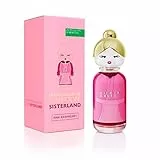 United Colors of Benetton - Sisterland Pink Raspberry, Eau de Toilette Spray für Damen, Blumiger Duft mit Zedernholz, Himbeere, Neroli, Orangenblüte, Sandelholz und Moschus - 80 ml