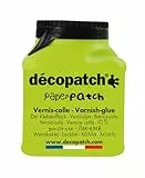 Décopatch PP150AO - Dose Klebstofflack PaperPatch 180ml, mehrsprachig (FR/EN/DE/NL), Grün, 1 Stück