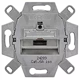 Rutenbeck UAE - Cat. 6A iso Universal-Anschlussdose/Datendose LAN 136104030, 1-Fach RJ45, 10 Gbit/s, Unterputz, geschirmt