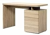 Jahnke CU-LIBRE 120 - Schreibtisch mit 1 Tür und 1 Schublade, 120 x 55 x 76 cm, Sonoma Eichen-Effekt