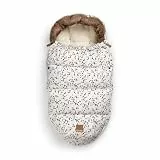 Elodie Details Universeller Fußsack für Kinderwagen & Buggy, Babyfußsack mit warmem Fleece, wind- & wasserabweisend, passend für Babyschale, mit Reißverschluss, maschinenwaschbar, Dalmatian Dots