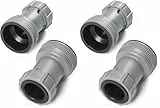 Bestway Flowclear Schlauchadapter für 38mm-Schläuche auf 32mm-Anschlüsse, Doppelpack, 58236 (Packung mit 2)