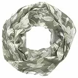 s.Oliver Gemusterter Loop-Schal aus Viskose