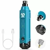 Casfuy Krallenschleifer für Hunde 6-Gang – Neuester Krallenschleifer für Haustiere, Superleise, Wiederaufladbare, Elektrische Krallenschere für Große, Mittelgroße und Kleine Hunde