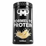 Mammut Nutrition Formel 90 Proteinpulver Vanille – 460g – 4-Komponenten Whey Protein Pulver mit Sojaproteinisolat, Milchprotein, Eiprotein & Vitamin B6
