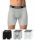 FORVEVO Boxershorts Herren Lang Bein Bauwolle 6er Pack,Atmungsaktiv Unterhosen Männer,Weiche Elastisch Unterwäsche,Sport Unterhosen Männer(Multicolor03,Gr.L)