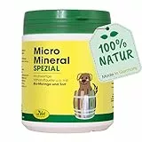 cdVet Naturprodukte MicroMineral Spezial 500 g - Hund, Katze, Pferd - Vitamin- Mineralstoff- und Spurenelementgeber - Magen-Darm Regulation - Eisenquelle - Zellschutz - Muskelaufbau - Vitalität -