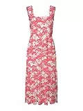 VERO MODA Damen Vmmenny Sl Smock Calf Dress WVN Ga Kleid, Georgia Peach/AOP:Mille, S EU