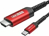 JSAUX USB C auf HDMI Kabel 5M, 4K@60Hz USB C zu HDMI [Thunderbolt 3/4] UHD