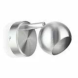 ledscom.de Deckenleuchte/Wandleuchte TAURI, edelstahl matt, 1x GU10 max. 25W