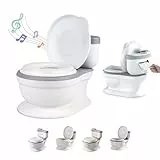 Baby Töpfchen - Toilettensitz Kinder - Kinder Töpfchen Mit Musik & Spülgeräusch Für Töpfchentraining - Baby & Kindertoilette - Leicht Zu Entleeren Mit Herausnehmbarem Topf - Potty Training Toilet