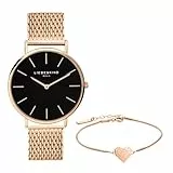 Liebeskind Berlin Set aus Armbanduhr und Armband LS-0090-MQB IP roségold