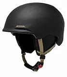 ALPINA CARNIA Skihelm Damen Herren – Leichter Ski- & Snowboardhelm – Black Prosecco 55-59