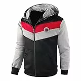 Ywenaisy Zip Hoodie Kinder Jungen Sweatjacke Jungen Jacken für Jungen Pullover Jungen Streetwear Hoodie Jungen Trainingsjacke Kinder Kapuzenjacke Kapuzenpullover für Jungen(501B#SR/155-172/XL)