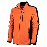 FORSBERG Fleecejacke Bjarkir, Farbe:orange/schwarz, Größe:XL