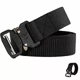 Taktischer Gürtel Herren 3,8 cm mit Schnellverschluss, Strapazierfähiger elastischer Gürtel Herren für Outdoor, Arbeit & Alltag, Herren für Gürtel Arbeitshose, Sport und Einsatzkräfte