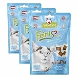 GranataPet FeiniSnack Huhn & Milch, Leckerchen für Katzen, bekömmlicher Katzensnack, Katzenleckerli ohne Getreide & Zuckerzusätze, Belohnung für verspielte Samtpfoten, 50 g (Packung mit 3)