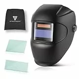 STAHLWERK Automatik-Schweißhelm Rookie – Robuster Schweißerhelm, Schweißschild, Schweißmaske mit Verdunkelungsfilter zur automatischen Abdunkelung DIN 3 bis DIN 11, optische Klasse 1/1/1/2