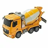 Mondo Mercedes AROCS betonniere, Chantier, Spielzeug für Kinder, LKW, 63517, Orange, 1:26