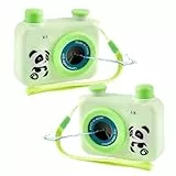 KQOZG 2 Stück Premium Wasserpistolen Set, Kamera-Wasserpistole, Wasserpistole Spielzeug für Kinder, Wasser Spritzpistole Kunststoff, Wasser Spritzpistole für Sommerpartys im Freien(Grün)