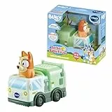 Vtech TUT TUT - Bingos Müllwagen – Spielzeug-Auto mit der Originalstimme aus der Kinderserie Bluey, Musik, aufleuchtender Taste und spannenden Geräuschen – Für Kinder von 1-5 Jahren