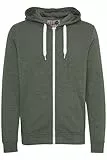 !Solid SDOlli Zip-Hood Herren Sweatjacke Kapuzenjacke Hoodie mit Kapuze Kordelzug Reißverschluss Kängurutasche Regular fit, Größe:2XL, Farbe:Climb Ivy Melange (8785)