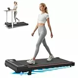 HomeFitnessCode Walking Pad Laufband mit Neigung - Laufpad für Zuhause Steigung 1-8 KM/H Walkpad Untertisch Elektrisch Walking Band Klein Gehband Treadmill Running, Schwarz