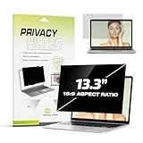 Fluflyer 13,3 Zoll Laptop Blickschutzfolie 16:9, Anti-Blaulicht, Blendfrei, Augenschutz, Anti-Reflexion, Displayfilter Sichtschutzfilter Kompatibel mit HP/Dell/Acer/Lenovo/ThinkPad/Asus (294 * 166mm)