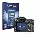 Savvies 6 Stück Schutzfolie für Nikon D7500 Displayschutz-Folie Ultra-Transparent