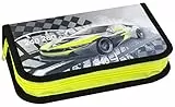 Eberhard Faber 577574 - Federmäppchen Race Car, mit 32 Schreibutensilien, Stiftetui befüllt