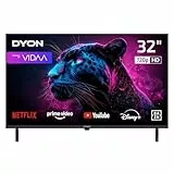 DYON Movie Smart 32 VX - 32 Zoll 80 cm Smart TV mit HD Triple Tuner (DVB-C/-S2/-T2), App Store, Prime Video, Netflix, YouTube, DAZN, Disney+, waipu.tv, Hotelmodus