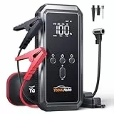 YaberAuto Booster Starthilfe, 3000 A Notfall-Starthilfe für Auto